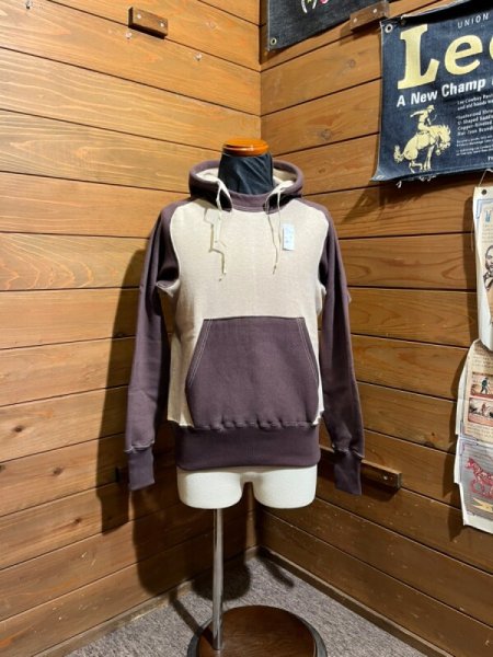 画像1: Cushman/Two Tone Sweat Parka (1)