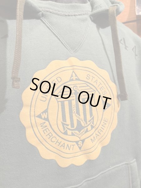 画像3: Colimbo/Buzzard's Roost Sweat Paka "U.S.M.M.." グリーン (3)