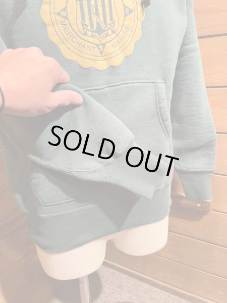 画像6: Colimbo/Buzzard's Roost Sweat Paka "U.S.M.M.." グリーン (6)