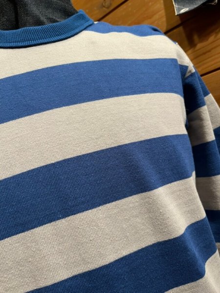 画像4: WestRide/Hevy Border L/S Tee  ネイビーxグレー (4)