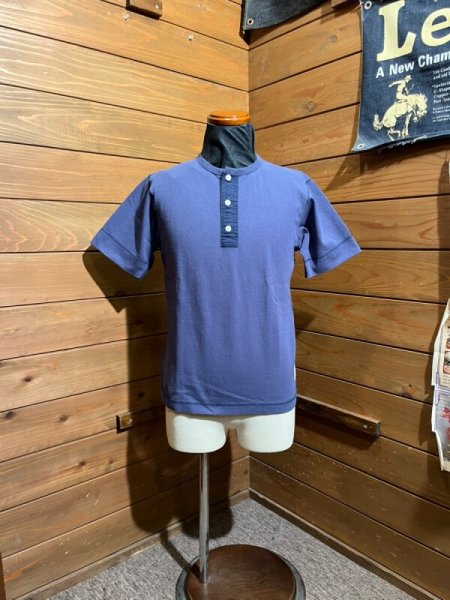 画像1: Colimbo/Prairie Dog Henry-Tee ブルー (1)