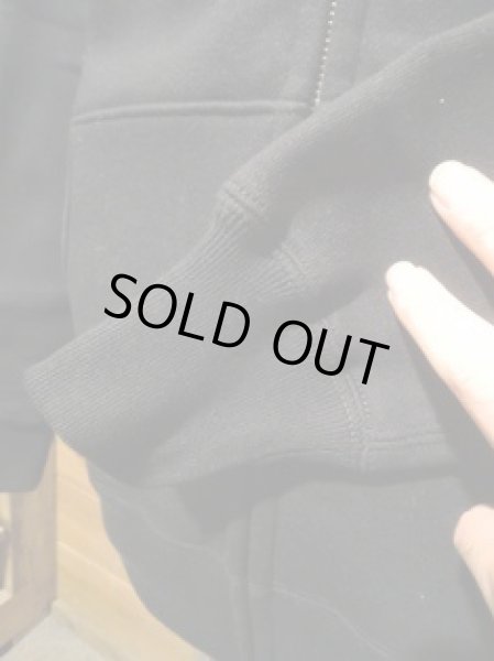 画像7: JELADO/吊り裏毛　フルジップパーカー　ブラック (7)