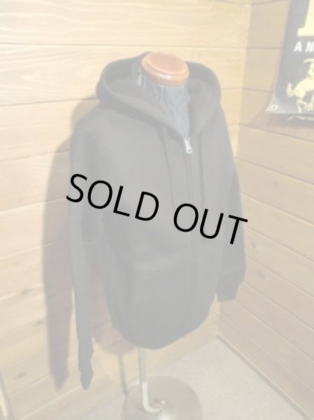 画像3: JELADO/吊り裏毛　フルジップパーカー　ブラック (3)