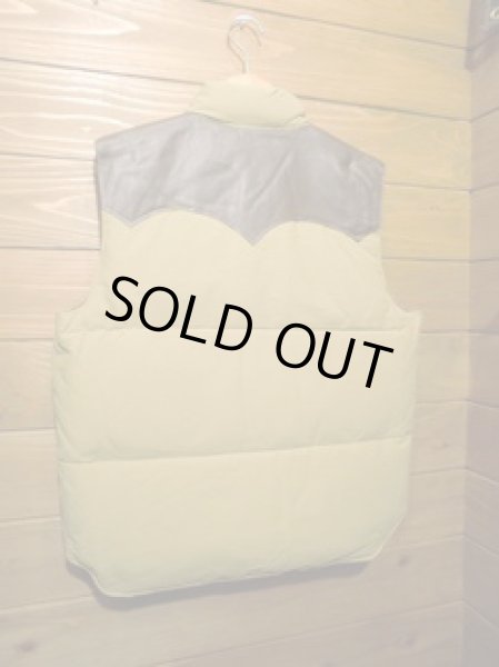 画像4: SugarCane/コットンｘナイロン　ダウンベスト (4)