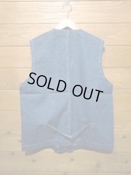 画像2: SugarCaneLight/ネップデニムベスト (2)