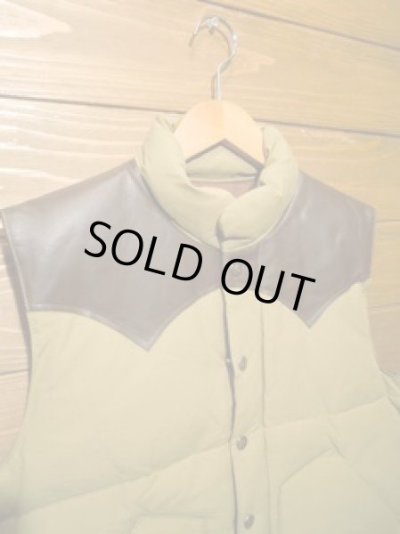 画像5: SugarCane/コットンｘナイロン　ダウンベスト (5)