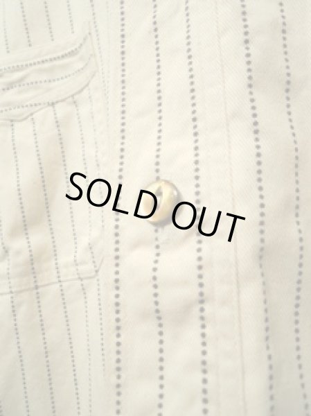 画像5: SugarCane/ホワイトウォバッシュワークシャツ (5)