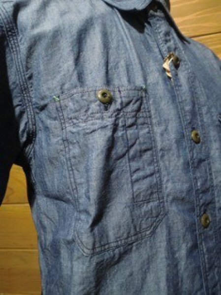 画像5: SugarCane/シャンブレーワークシャツ (5)