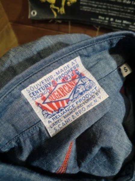 画像8: SugarCane/シャンブレーワークシャツ (8)