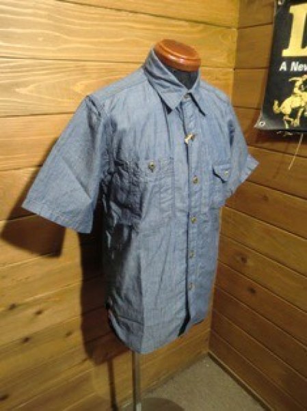 画像2: SugarCane/シャンブレーワークシャツ (2)