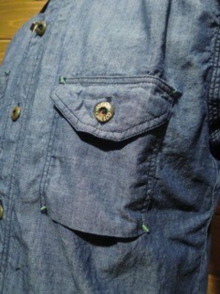 画像6: SugarCane/シャンブレーワークシャツ (6)