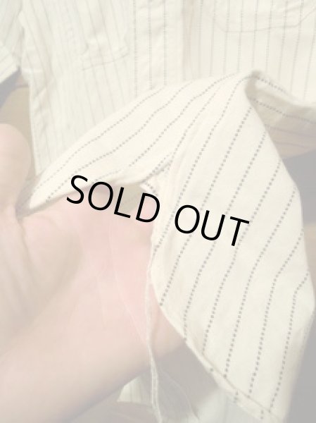 画像8: SugarCane/ホワイトウォバッシュワークシャツ (8)